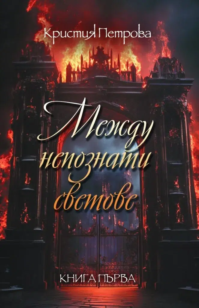 Корица на "Между непознати светове" от Кристия Петрова